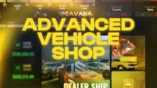 [QB/ESX/QBOX] FiveM | Advanced Vehicle Shop | savana-vehicleshop