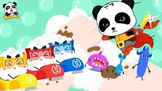 Nursery Rhymes | Super Panda and Soap Bubble Rangers | Kids Pretend Play | Kids Safety Tips | Kids