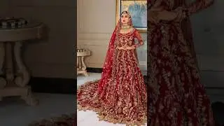 bridal red lehenga full gown designs suits designs #shorts #youtubeshorts #bridal