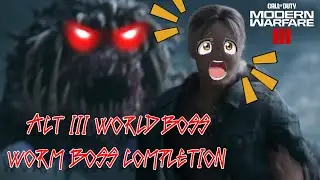 MWZ FINALLY GOT TO THE WORLD BOSS! MODERN WARFARE III ZOMBIES WORM BOSS BEATEN ACT III FINALE!