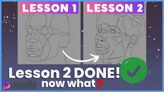 I Finished Doodle Warriors Lesson 2!