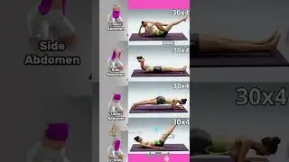 Fa&ccedil;a esses 4 exercicios em casa para perder barriga e secar o abdomen #academia #treinoemcasa