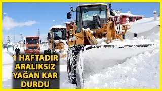 Bitlis'te Karla Mücadele Çalışmaları Sürüyor