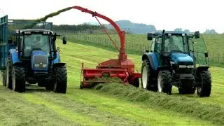 Fell Silage - Trailed Kverneland Forager.