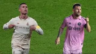 Messi in Inter Miami vs Ronaldo in Al Nassr - First 10 Goals