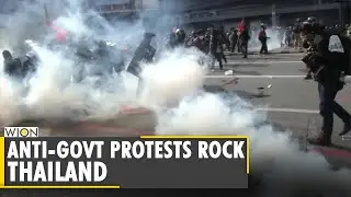 Thailand: Anti-govt protesters clash with the Police in Bangkok | Latest World English News | WION