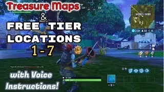 (Voice over) All BATTLE STAR Locations⭐ | 🔓Unlocking the NEW Blockbuster Skin👹 | Fortnite BR Guide