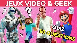 QUIZ GAMING 🎮 : Seuls les vrais GEEKS feront 50/50 ! 🔥 (Rel&egrave;ve ce d&eacute;fi impossible !)