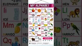 Alphabet song Atoz / ABCD preschool book / learning A for Apple Phonetics #alphabet #atoz