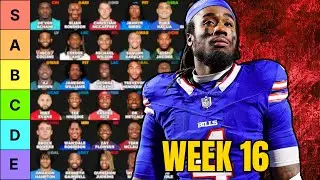 Top 70 Flex Rankings For Week 16 Fantasy Football