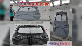 Car DIGGI painting process (telgate painting and denting process) new digi painting process car auto