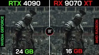 RX 9070 XT VS RTX 4090 + Ryzen&trade; 7 9800X3D : TEST IN 20 GAMES