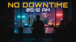 NO DOWNTIME | Deep Focus for Night Coding & Developers [2 Hours]