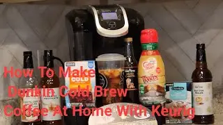 How Make Dunkin' Cold  Brew & Sweet Cream Cold Brew Coffee at Home ☕️