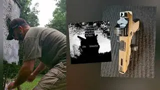 Shooting ported or compensated gun from retention properly. It can be very safe. Train accordingly.