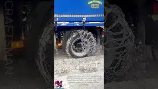 Snow Tire Chains for Icy Roads #shorts #viral #tools #creative #video