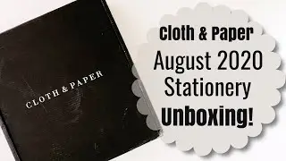 Cloth & Paper August 2020 Subscription Box!