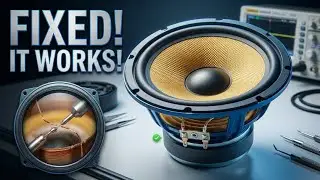 Car Speaker Repair | Fixing Broken Voice Coil Wire (DIY)