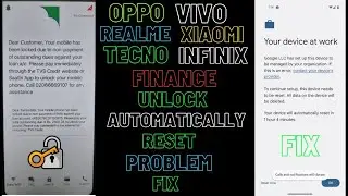 iT Admin Lock Remove 2024,Your Device will automatically reset 2 Hours Fix 2024,Your Device At Work