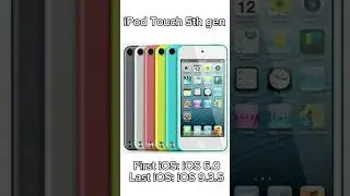 Every iPod touch's first and last iOS! #ios16publicbeta #smartphone #tablet #appleiphone #appleipod