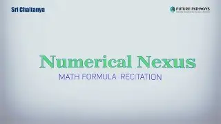 Numerical Nexus - Math Forumla Recitation