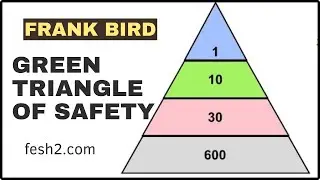#5, Frank Bird Green Triangle of Safety,  Bird Accident Ratio Theory, Safety Pyramid ||