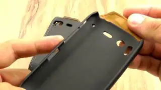 Обзор: Модный Чехол-Флип для HTC Desire S S510e (G12). ОБЗОР!