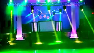 DJ SHOW MCALLEN ( show de luces tipo concierto.. luces BEAM @ luxor banquet hall )