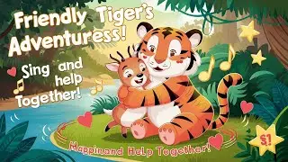 Tiger's Big Roar | Sing Along Animal Songs for Kids