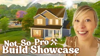 Blue Suburban Starter Home in Sims 4 | Not-So-Pro Build Showcase