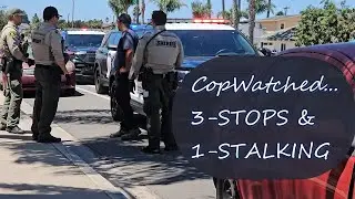 CopWatched ✅ 3 Traffic Stops and then Cops Stalking Me