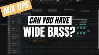 How to mix WIDE bass without phase issues -  synth bass and live bass examples