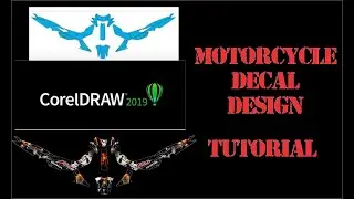 Motorcycle Decal Design using CorelDraw