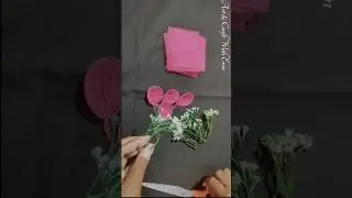Organdy flower #shorts #flowers #youtubeshorts #handmadeflowers