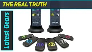 SIMJAR Key Finder with Thinner Receivers & Advanced Fabric Remotes: The Ultimate Item Locator!