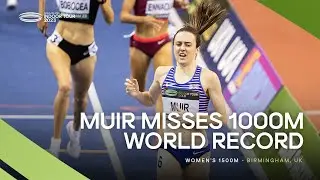 Muir 🇬🇧 dominates the women's 1000m in front of a home crowd | World Indoor Tour 2023
