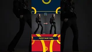 How to use puppet warp tool in Adobe Photoshop 2025! #shorts #photoshoptoturial #adobeps