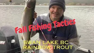 Fall Rainbow Trout Tactics | Swan Lake BC #trout #fishing #fishingtips