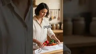 Astuce japonaise : conservez vos l&eacute;gumes au frigo sans plastique ni alu ! #astucecuisine