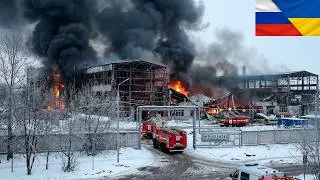 PUTIN IN RAGE! MASSIVE Ukrainian Missile Attack BURNED TO THE GROUND 3 Russia's Shell Factory!