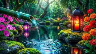 Healing Piano with Flowing Water Sounds 🍃 Relieve Stress, Anxiety & Depression | Calm Mind & Body
