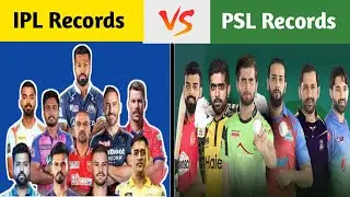 IPL Records Vs PSL Records l Marru Tv