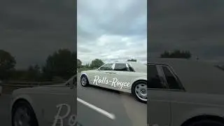 Cruising down the motorway and casually passing a Rolls-Royce. #rollsroyce #motorway #shotoniphone