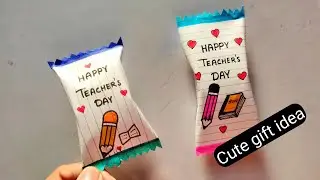 Teacher Chocolate Gift idea | Teacher Day Chocolate making easy | Best Teacher craft idea