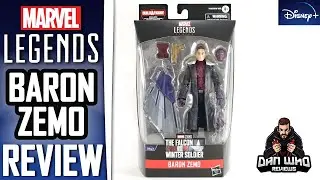 Marvel Legends Baron Zemo The Falcon and the Winter Soldier Disney+ Captain America BAF Wave Review