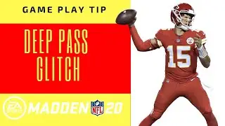 Deep Pass Glitch!  Road to the Madden Classic Round 1  Madden 20 tips