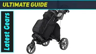 `KVV 3 Wheel 360 Golf Push Cart: The Amazing One-Second Setup!