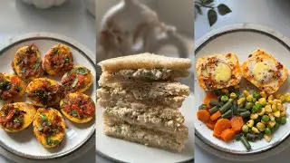  Egg recipes for breakfast | Creamy Egg Sandwiches | Boiled Egg Fry | Chilli Oil Egg Poach