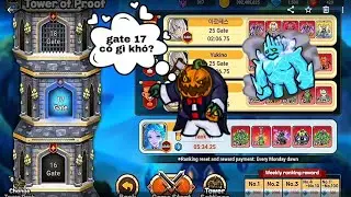 Gate 17 có gì khó | gold tower defence | night