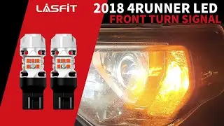 2018 Toyota 4Runner SR5 Front Turn Signal Install & Review | Lasfit LED Bulb